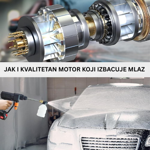 High Tech Aku Puska Za Pranje