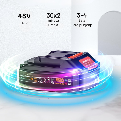 High Tech Aku Puska Za Pranje