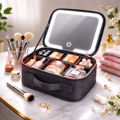 NESESER ZA ŠMINKU SA LED OGLEDALOM