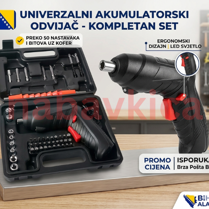 Aku Odvijač Sa Nastavcima