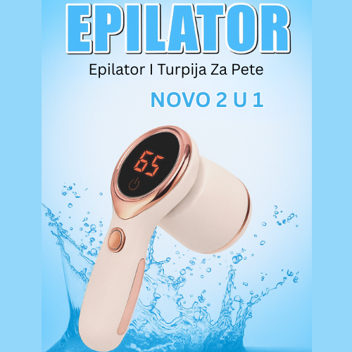 2 U 1 EPILATOR I TURPIJA ZA PETE