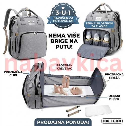 Specijalni 3 u 1 ranac za trudnice