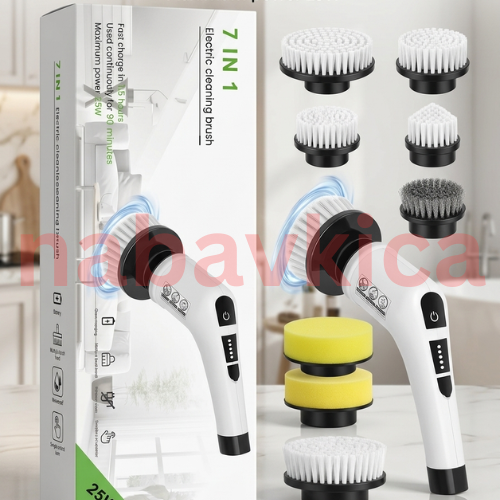 7 u 1 Rotaciona Četka za Čišćenje