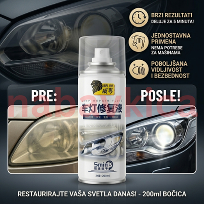 Sprej za Obnavljanje i Poliranje Farova (200ml)