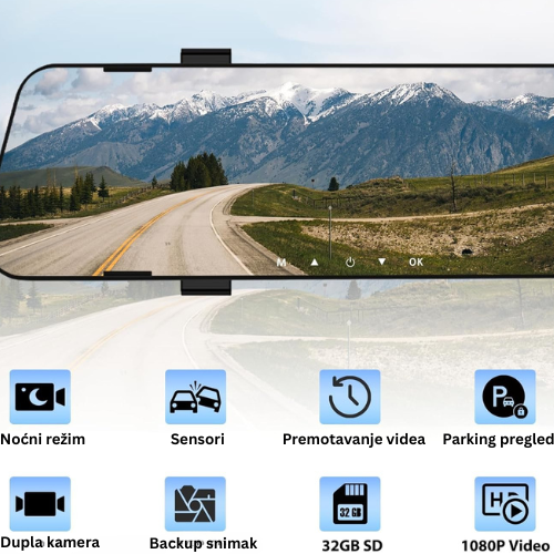 Hight Tech Ultra HD Retrovizor Kamera