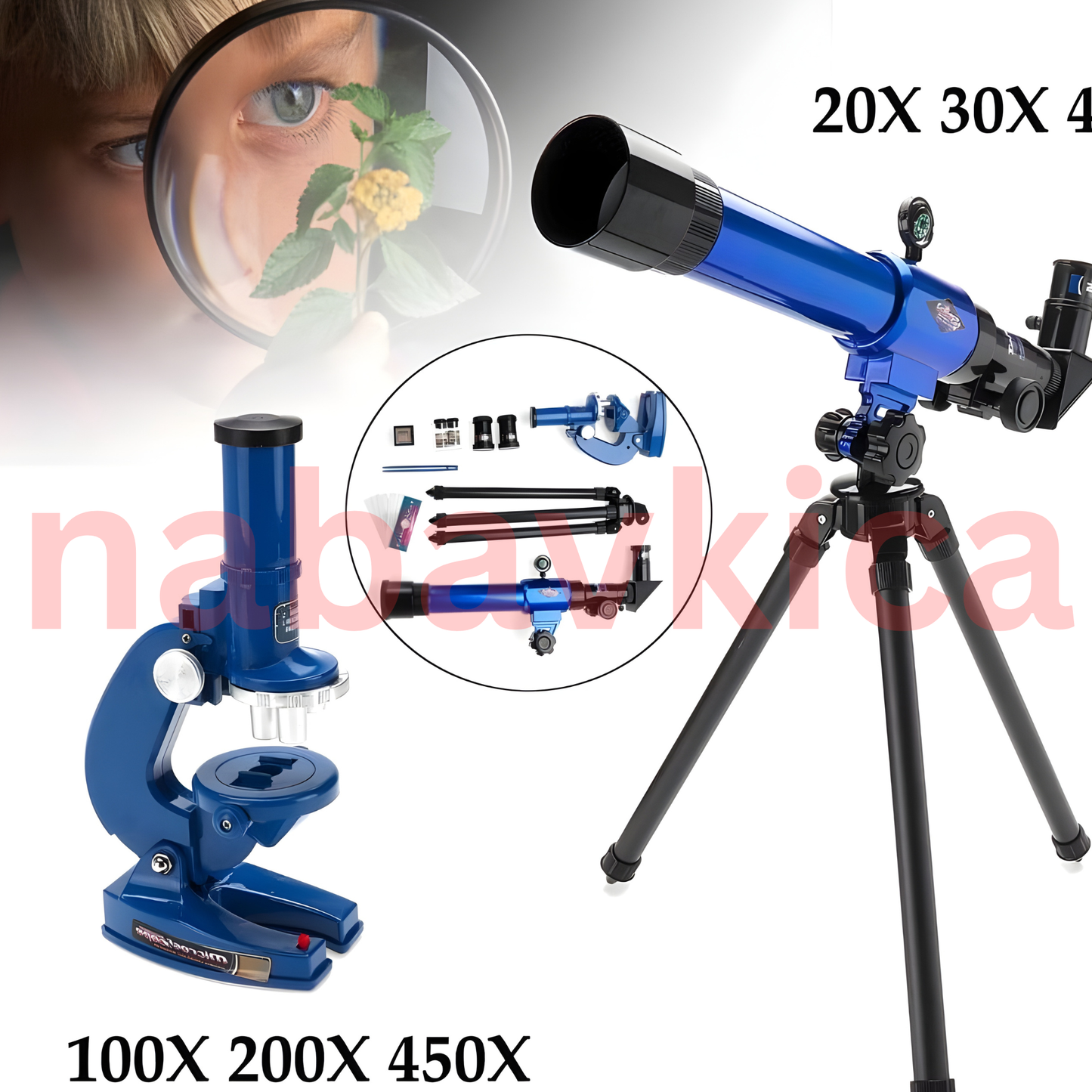 TELESKOP + MIKROSKOP SET ZA DJECU