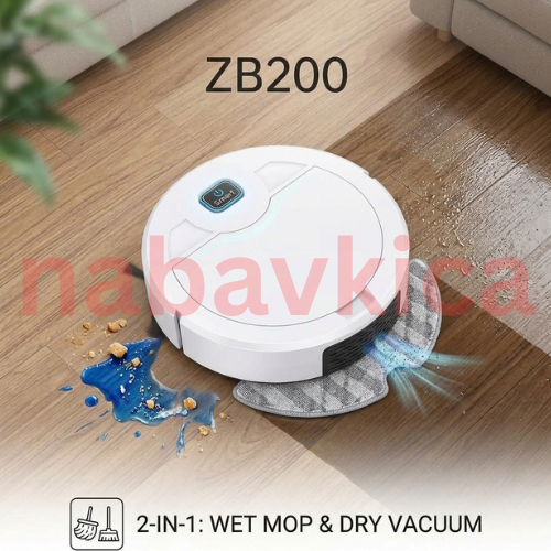 Smart Usisivač i Brisač podova Robo-Mop