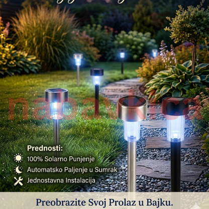 Solarna Lampa Za Dvorište 10 komada