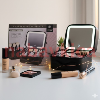 NESESER ZA ŠMINKU SA LED OGLEDALOM