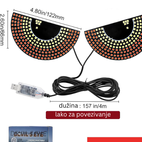 Mačije LED Oko Za Auto